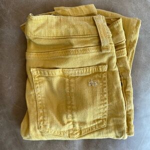 Rag & Bone yellow skinny jeans 24